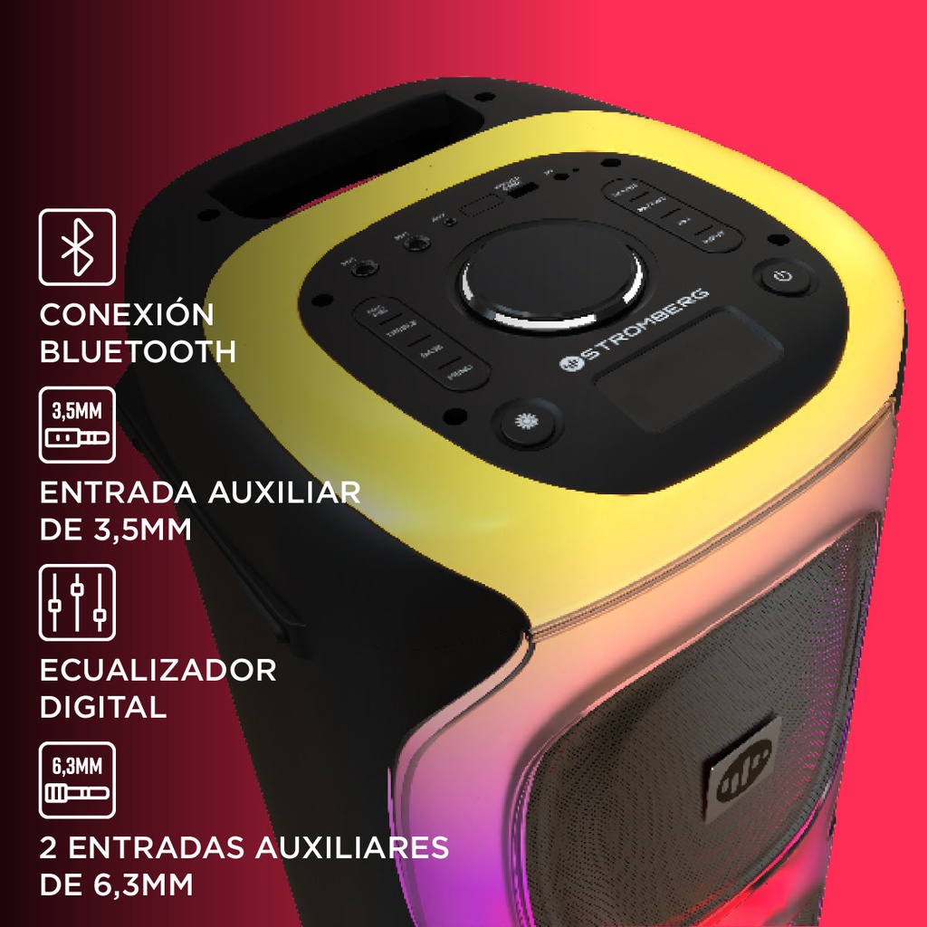 PARLANTE STROMBERG VIBE-2 NEGRO