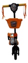 Monopatin Infantil Aluminio Con 3 Ruedas Naranja 5003a