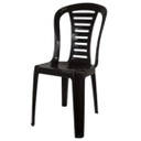 SILLA PLASTICA LAURY ART.12716 REINA PRAGA NEGRA
