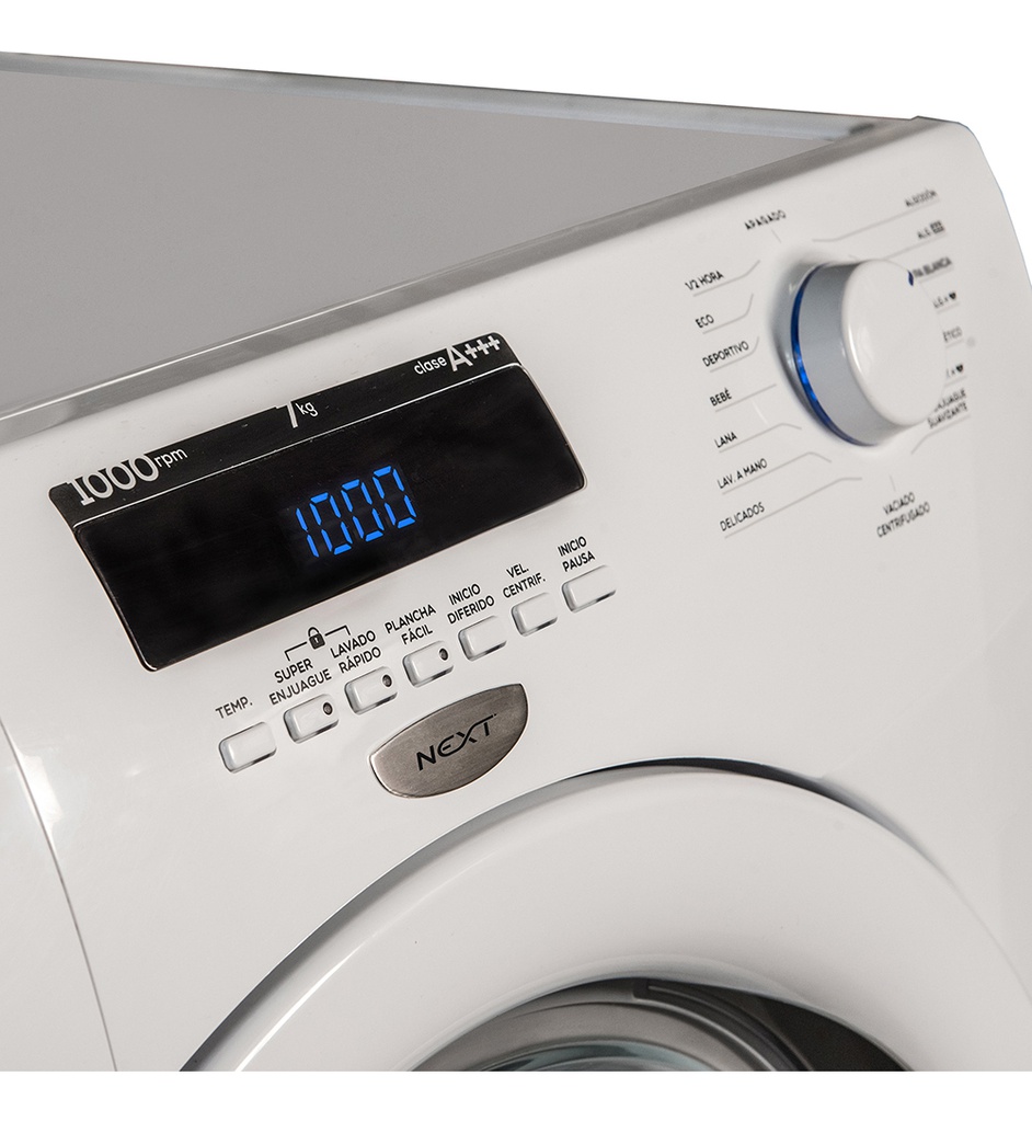 Lavarropas Drean Lfdri0710sb 7kg Carga Frontal Inverter Blan