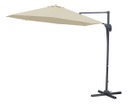 Sombrilla Laury Gb1880 Lateral 3m Caño Aluminio Beige C/base