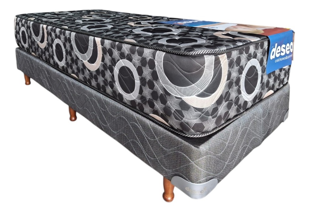 Colchon Deseo 9165001 Ambar New 100x190 Cm De 1 1/2 Plaza