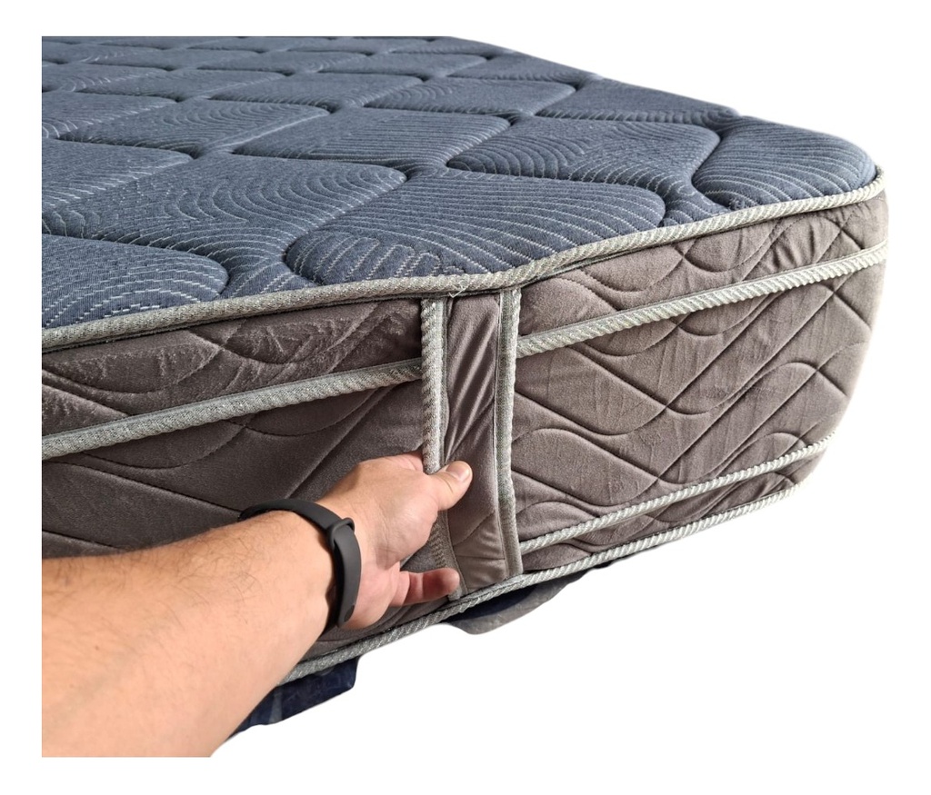 Colchon 2 1/2 Plaza Deseo Coral Espuma Soft 160x200 Cm