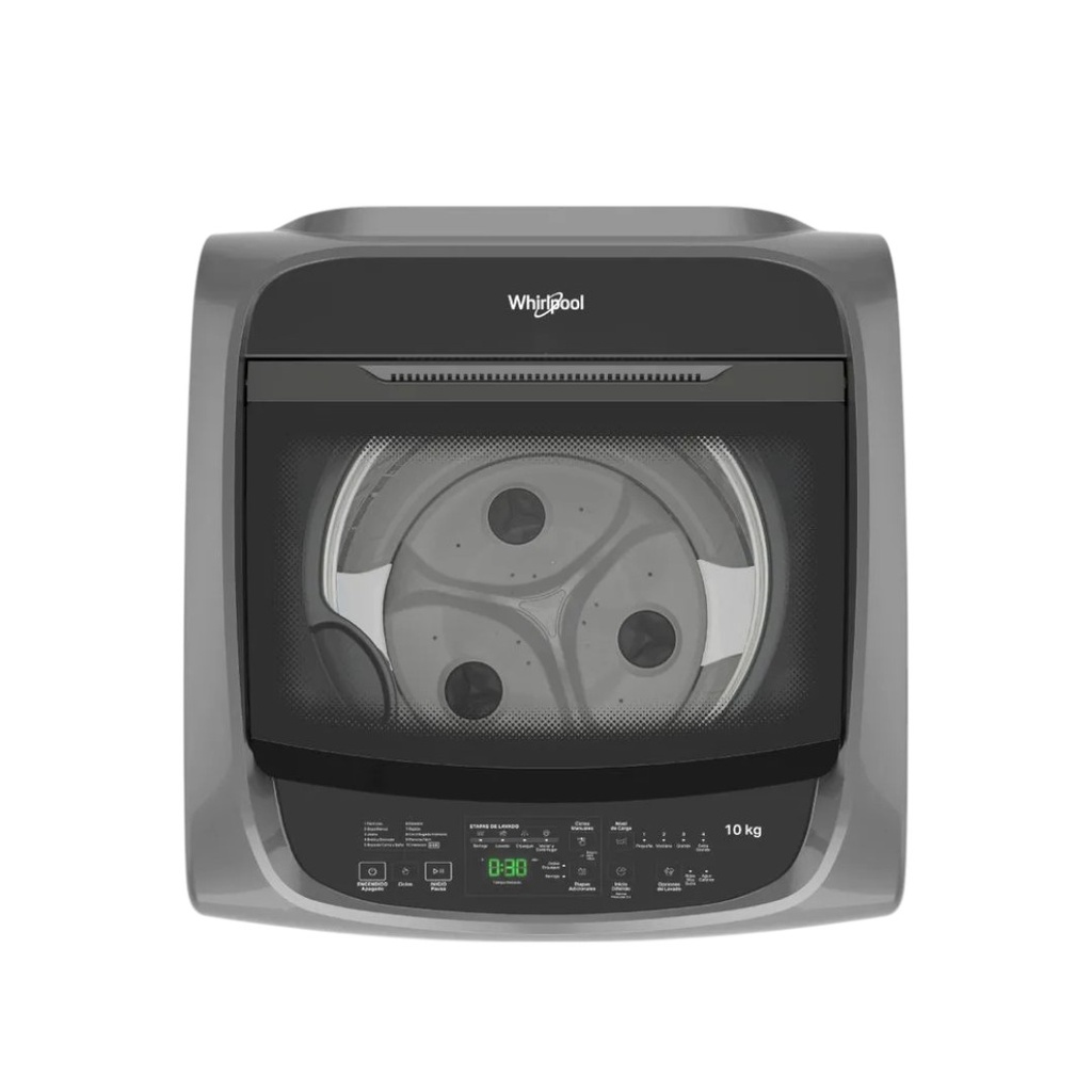 LAVARROPAS WHIRLPOOL WW10HTB 10 KG CARGA SUP SILVER