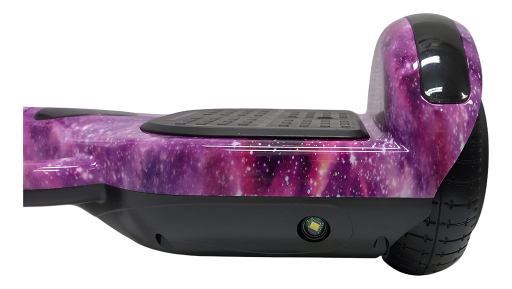 Skate Hoverboard Qy-bw Cielo Estrellado Violeta Rueda 6,5
