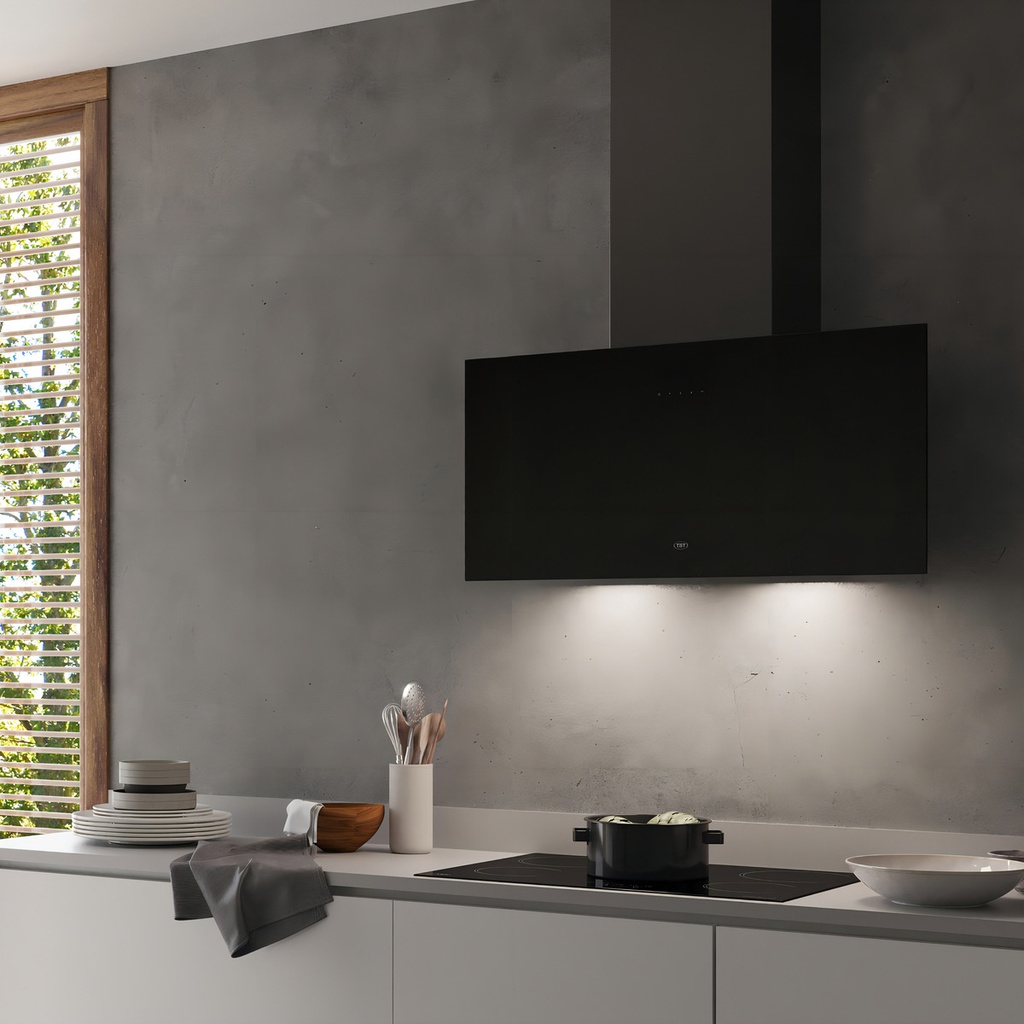 Campana Extractor Tst Azara 60 Cm Cristal Negro