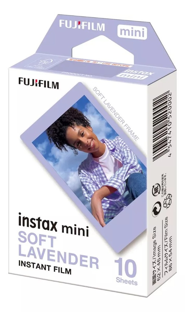 FILM FUJI INSTAX MINI SOFT LAVANDER 10 PK