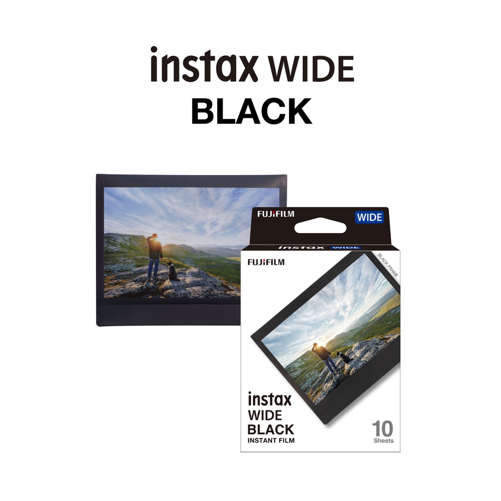 FILM FUJI INSTAX WIDE BLACK FRAME 10 PK
