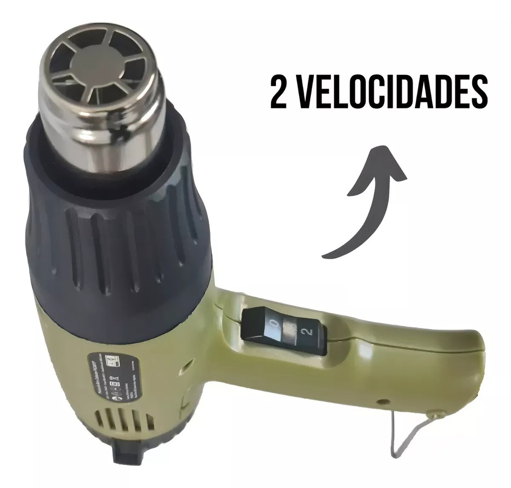 PISTOLA DE AIRE CALIENTE PHILCO PA2001P 2000w