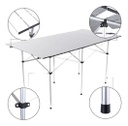 MESA ALUMINIO PONTEC DS618-AL DOBLE ENROLLABLE
