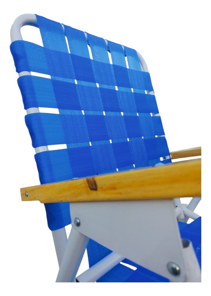 Reposera 1 Posicion 5 Tiras Azul