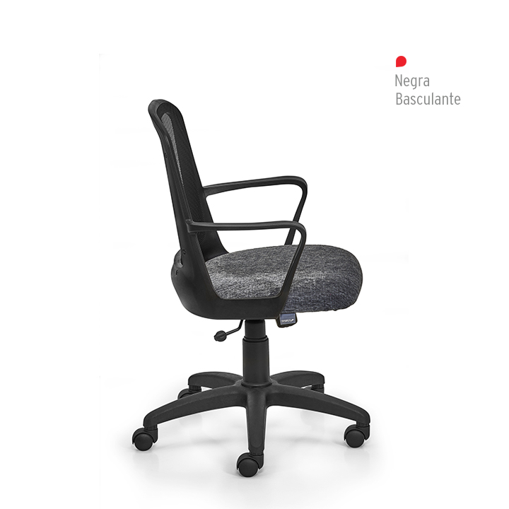 SILLA PORTANTINO 711422 FRESA NEGRA BASCULANTE MILENIUM NEGRA