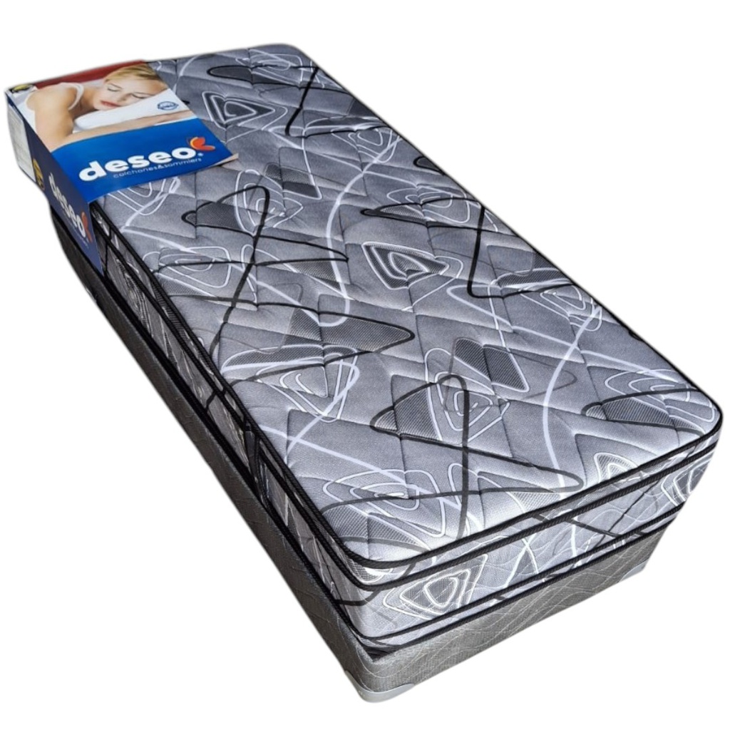COLCHON DESEO 9225258 DIAMANTE NEGRO ESPUMA 80x190 CM