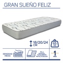 COLCHON GANI GRAN SUEÑO FELIZ 2.0 80x190x18