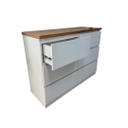 COMODA CAON ARYA 1.20 MTS BLANCO/PARAISO 1373