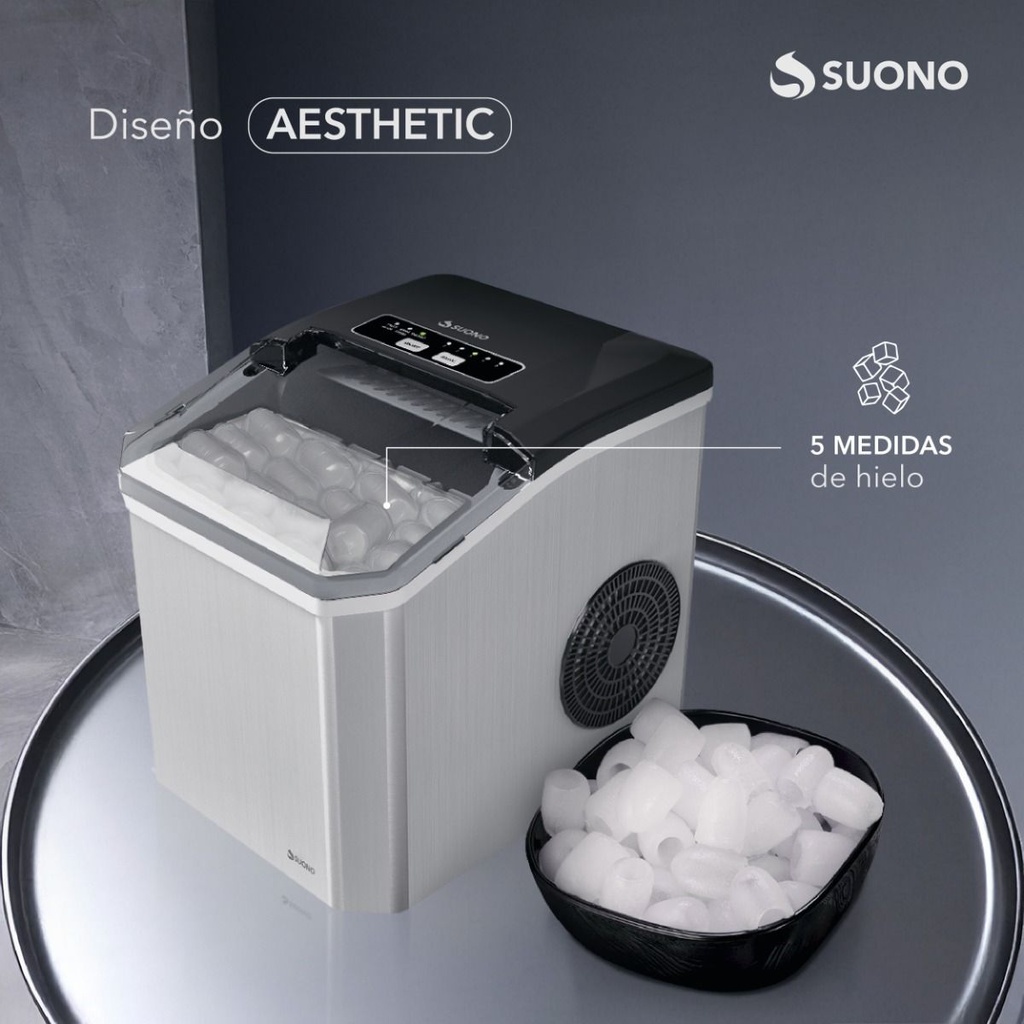 MAQUINA DE HIELO SUONO 1.3 L HOG0206 110W