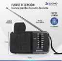 RADIO SUONO AYV0021 AM/FM GRIS COMPACTA