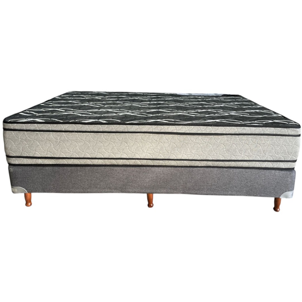 SOMMIER y COLCHON GALA BARDO ESPUMA 140x190x24 cm