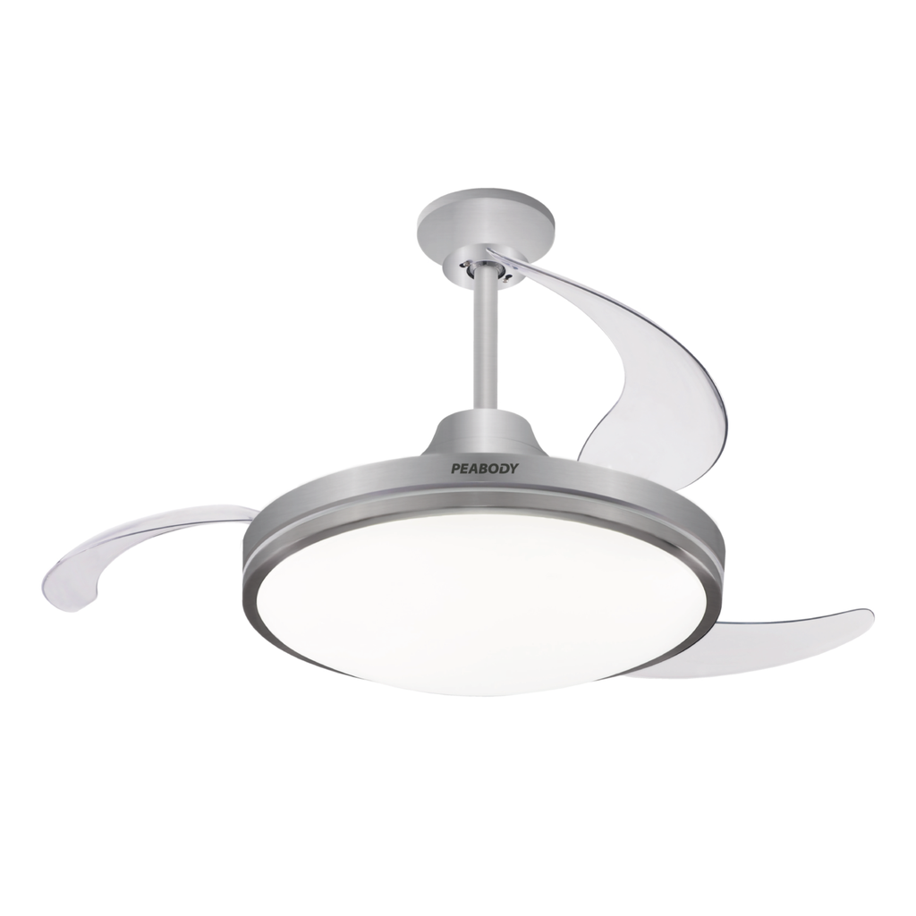 VENTILADOR DE TECHO PEABODY PE-VTRDC410B C/LUMINARIA