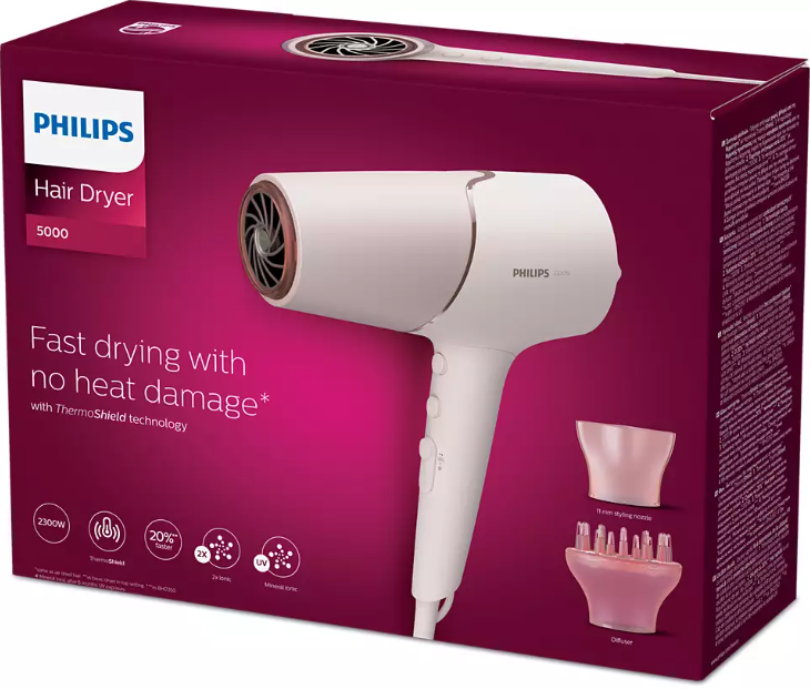SECADOR DE CABELLO PHILIPS BHD530/00 E0003345
