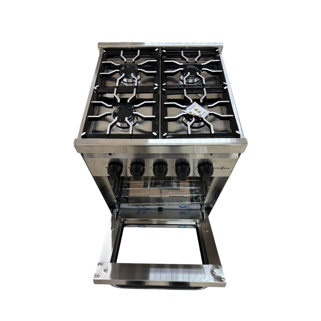 COCINA VALIGAS 52 CM R/A 4 HORNALLAS