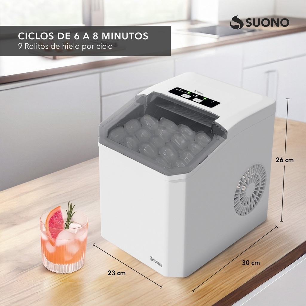 Maquina De Hielo Suono 1.3 L Hog0206 110w