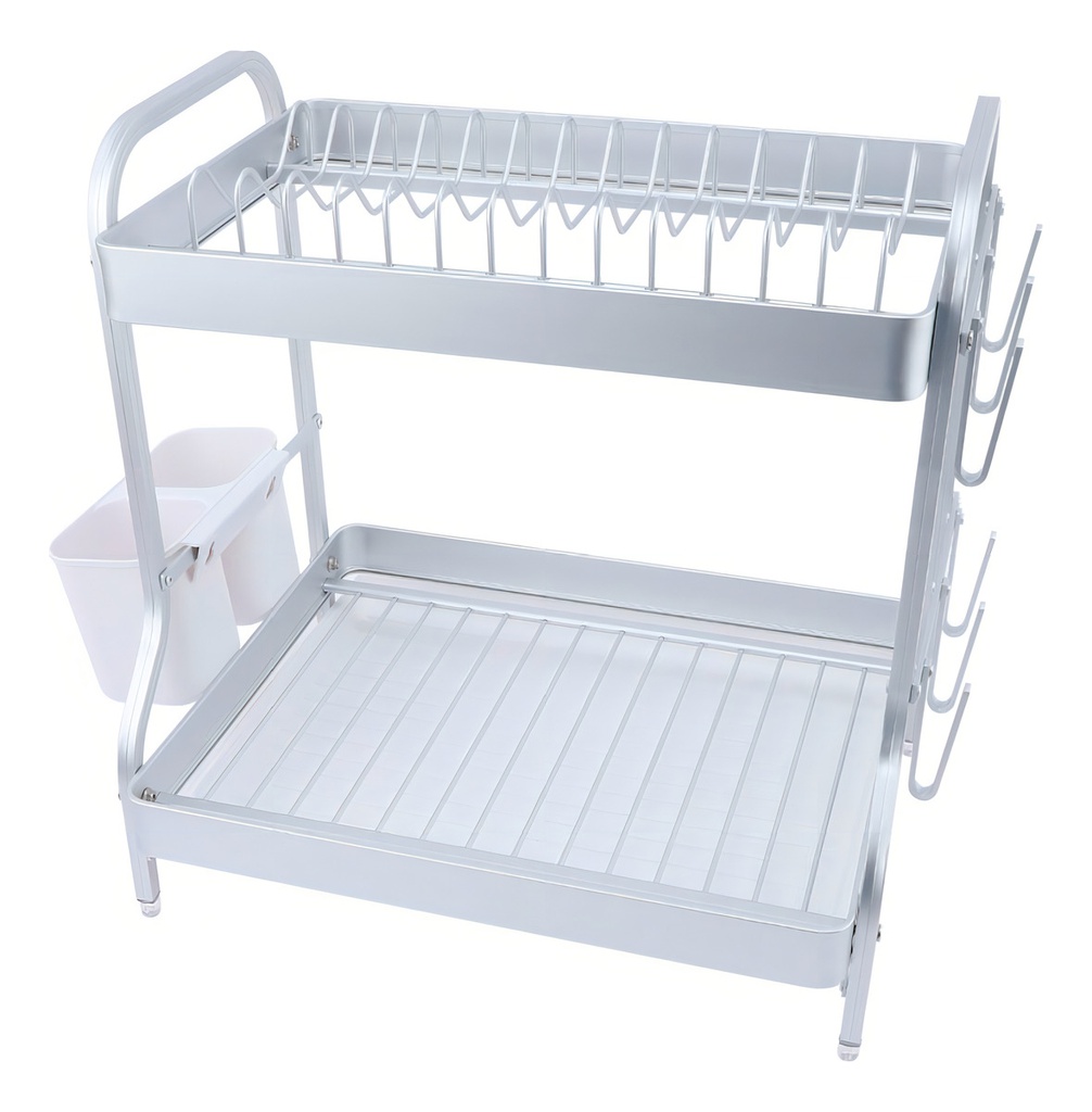 Escurreplatos De Aluminio Vonne Cesi-2nal Dos Niveles