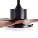 VENTILADOR DE TECHO ETHEOS GVTI-VTMO CON LUZ LED 3 ASPAS NEGRO