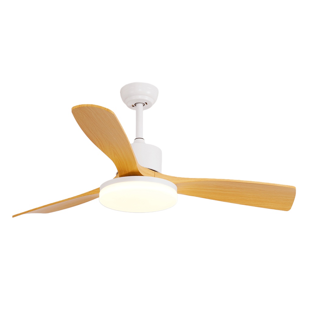 VENTILADOR DE TECHO ETHEOS GVTI-VTMC CON LUZ LED 3 ASPAS BLANCO