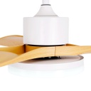 VENTILADOR DE TECHO ETHEOS GVTI-VTMC CON LUZ LED 3 ASPAS BLANCO