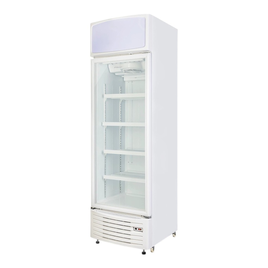 EXHIBIDORA VERTICAL PHILCO PHEV400B2 400L BLANCA