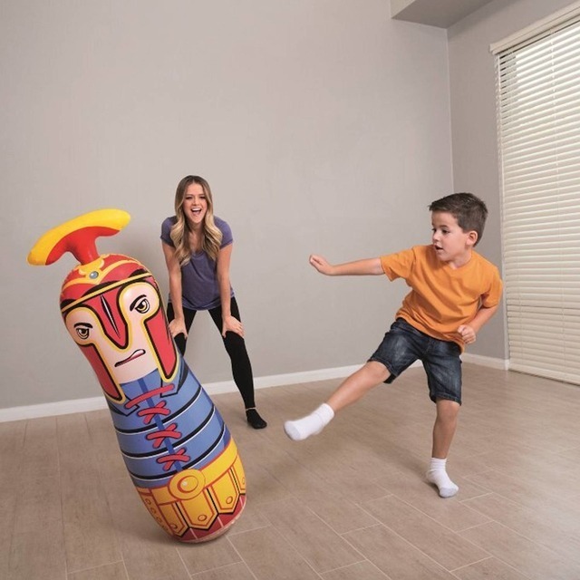 Puching Ball Inflable Bestway Gladiator Azul 102 Cm