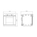 HORNO A GAS LONGVIE H6900GT GRAFITO