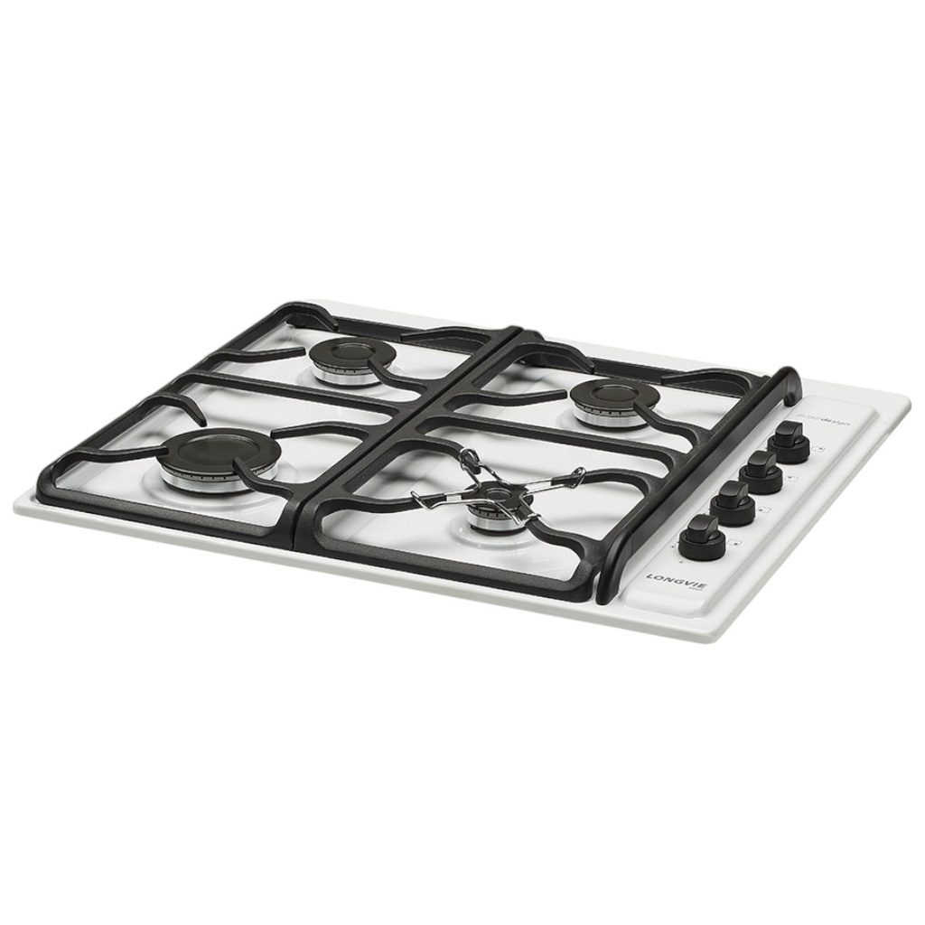 ANAFE A GAS LONGVIE ENCASTRABLE A6600BF BLANCO