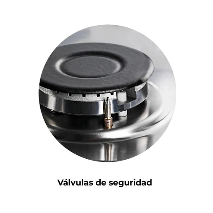 ANAFE A GAS LONGVIE ENCASTRABLE A6600BF BLANCO