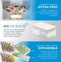 HELADERA MIDEA MDRT489MTE46ADW NO FROST TOP MOUNT 340 LT AC. INOX