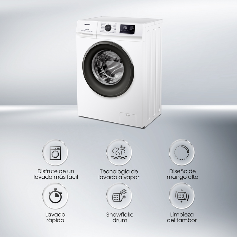 LAVARROPA HISENSE WFMB6510WU 6,5 KG BLANCA