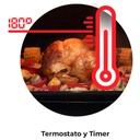 Horno Gas Longvie H1900xf Eléctrico Empotrar Acero Inox