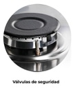 Anafe Gas Longvie A6600rxf Inox Rejillas Ventilación