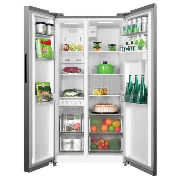 HELADERA MIDEA 510L SBS NO FROST INOX MDRS710FGE46