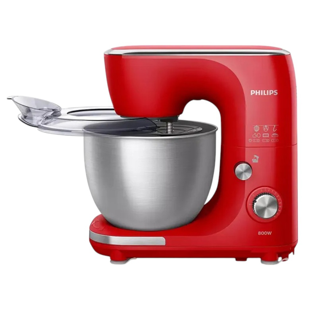 BATIDORA PHILIPS PLANETARIA HR7922/40 ROJA 12 VEL 800W 5L