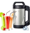 Licuadora Philips Sopera Hr2203 1000w 1.2lts Acero Negro