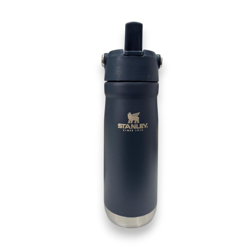 BOTELLA TERMICA STANLEY CON PICO 650 ML AZUL