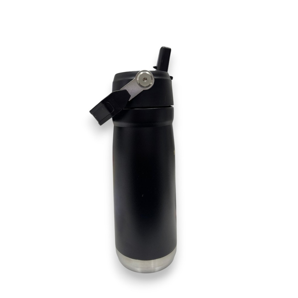 BOTELLA TERMICA STANLEY CON PICO 650 ML NEGRA