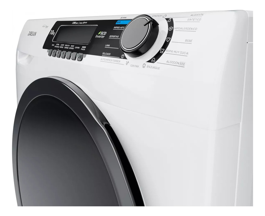 Lavarropas Drean Inverter Lfdr1012sb0 Frontal 10 Kg Blanco