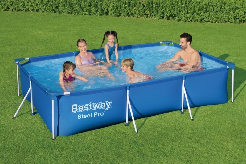 Pileta 3300l Bestway Steel Pro 300 X 201 X 66 Cm