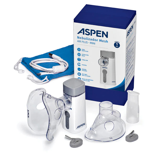 NEBULIZADOR ASPEN PORTATIL MESH AIR PLUS CARGA USB