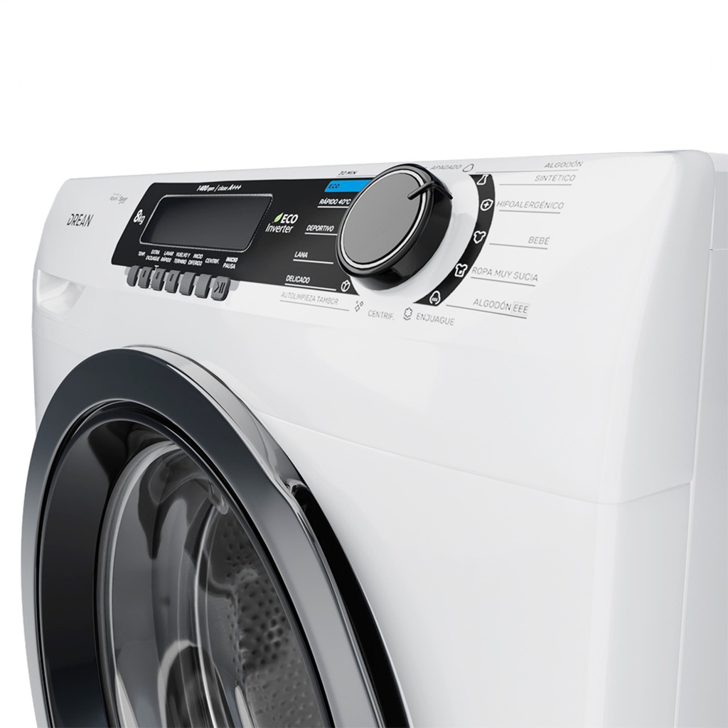 LAVARROPAS DREAN LFDR0814SB0 ECO INVERTER 8 KG FRONTAL