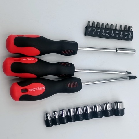 SET DE HERRAMIENTA NAKU CH-001 CAJA x124 PZ MANUALES