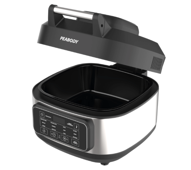 FREIDORA DE AIRE PEABODY PE-AFM01N 2 EN 1 5,7 L